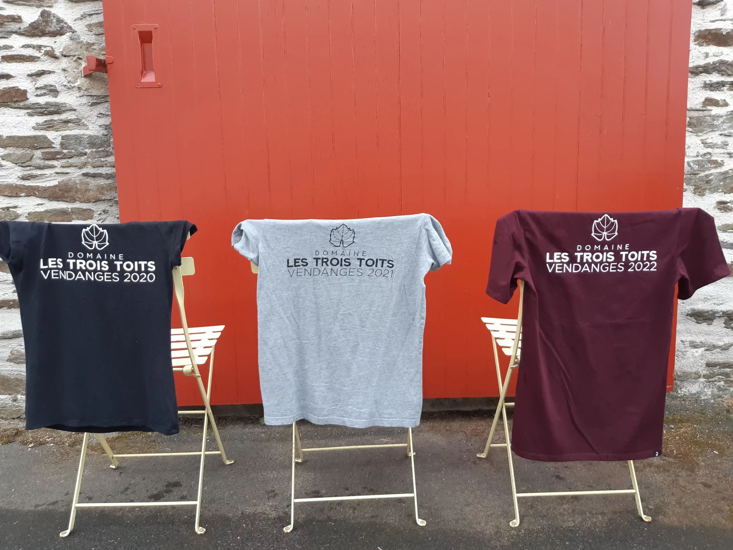 T-shirts du domaine Les Trois Toits